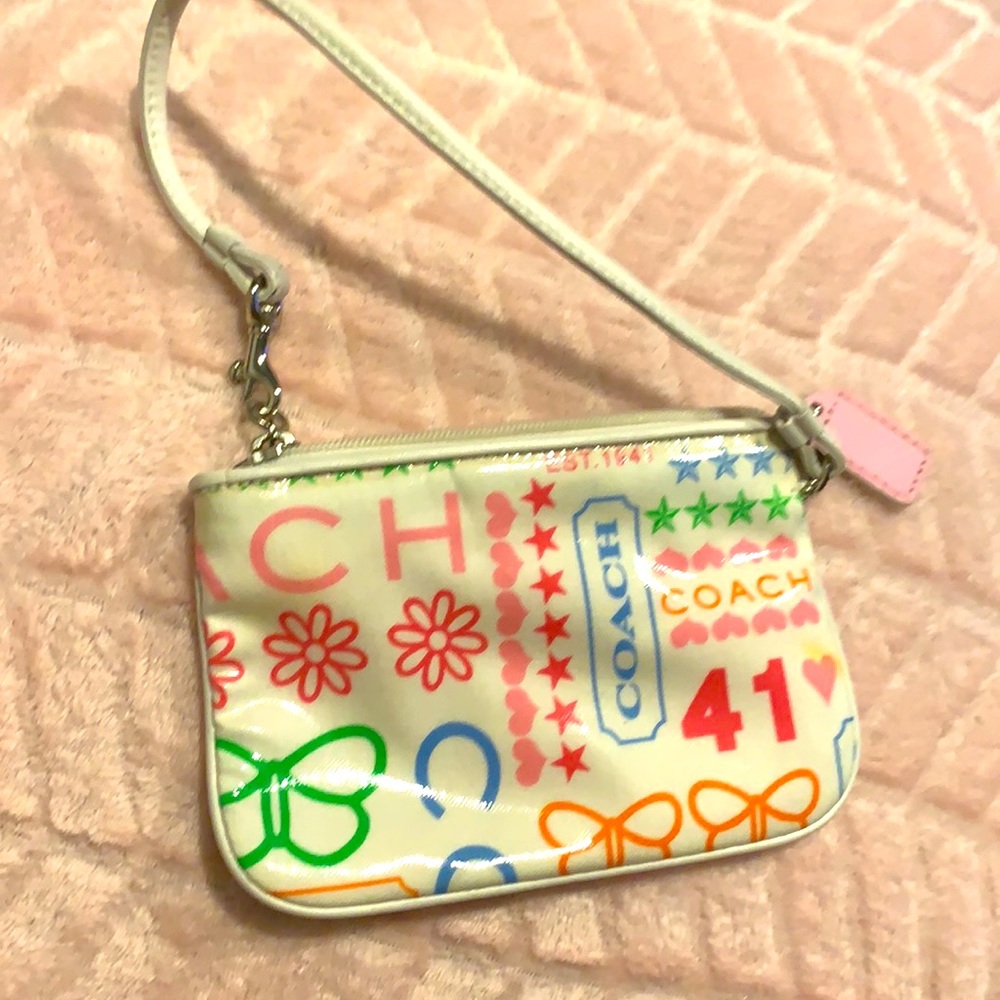 Coach small wristlet